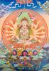 Chandi (Mother Goddess) Thangka Painting 75*50