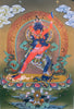 Wrathful Deity Chakrasamvara Thangka Painting 75*53