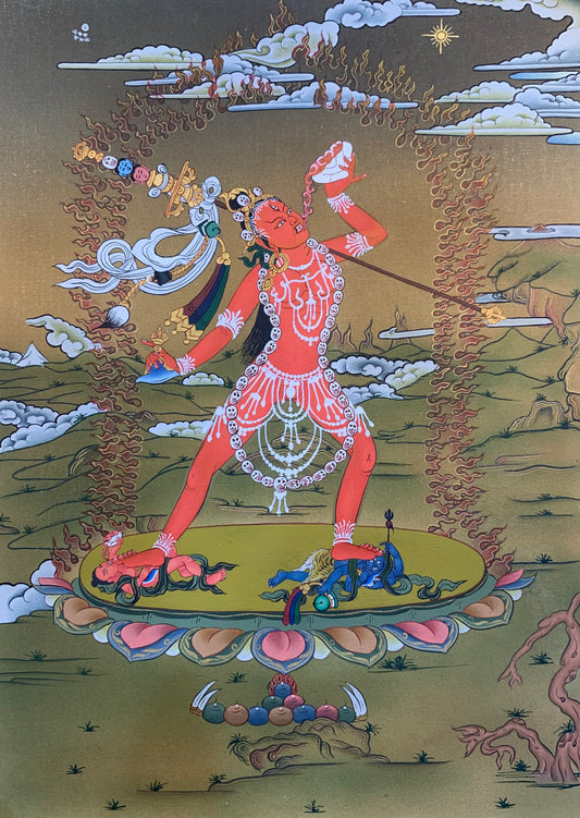 Vajrayogini Thangka Painting 30*20