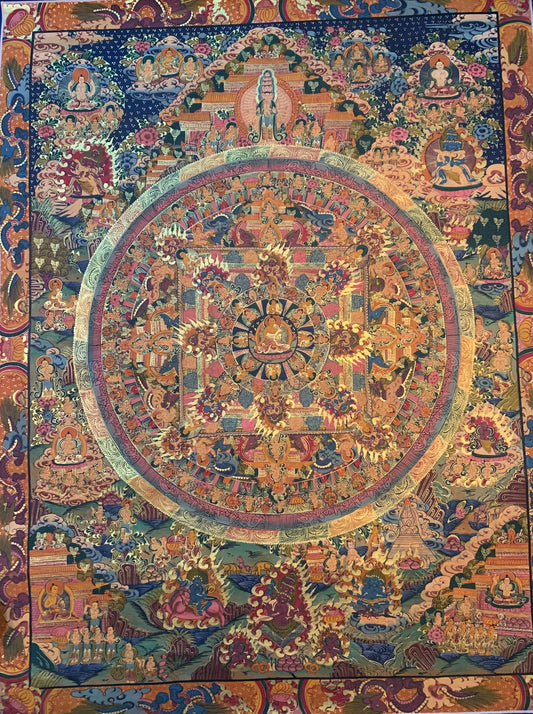 Buddha Mandala Thagka Painting 84*60