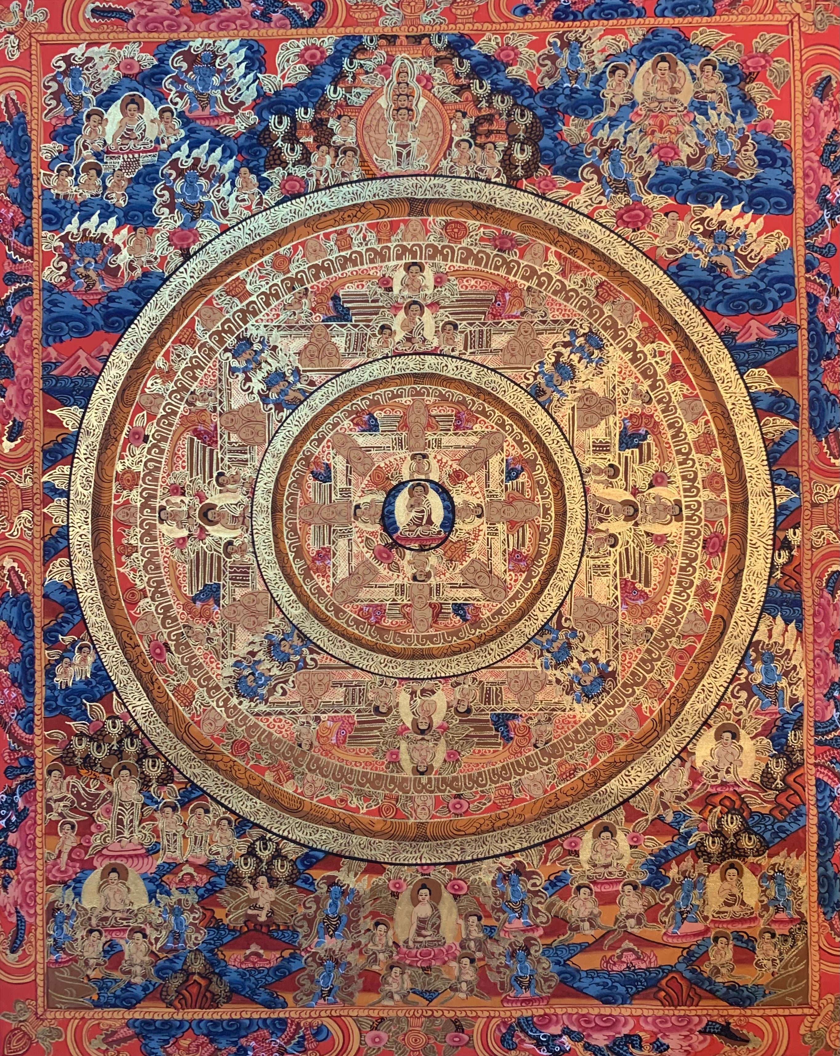 Buddha Mandala Thagka Painting 50*40