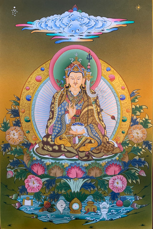 Guru Rinpoche Thangka Painting 40*30