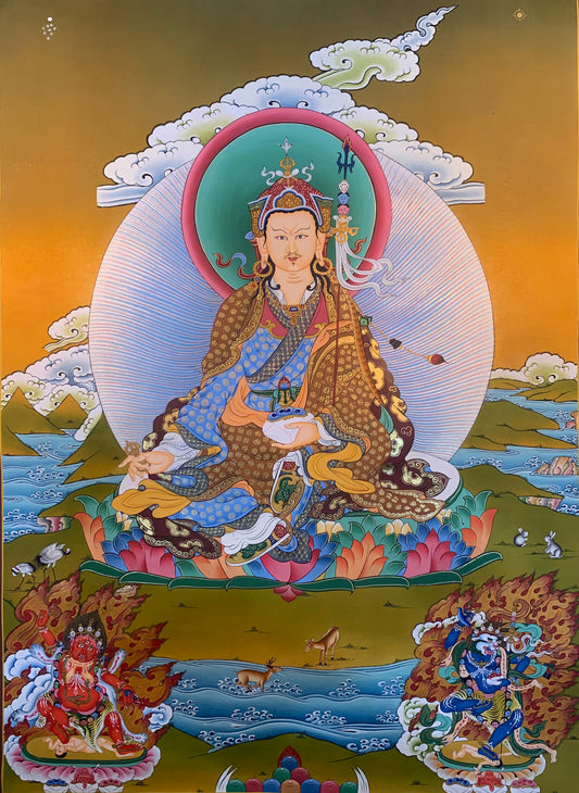 Guru Rinpoche Thangka Painting 56*42