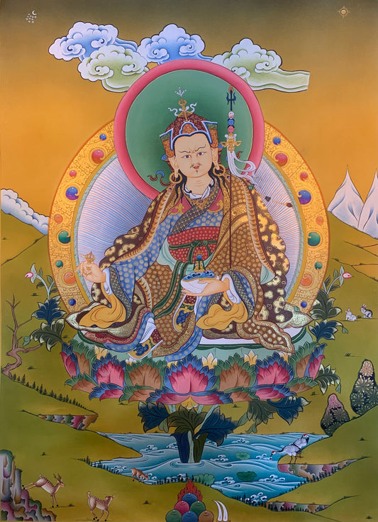 Guru Rinpoche Thangka Painting 56*42
