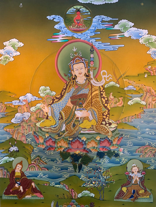 Guru Rinpoche Thangka Painting 60*46