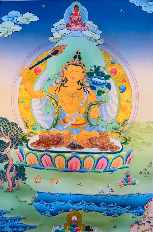 Manjushri Tangka 회화 70*50