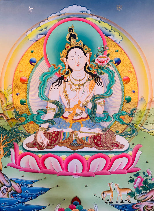 白度母唐卡画70*50
