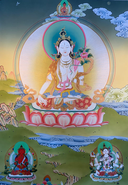 白度母唐卡画70*50