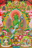 Green Tara Thangka Painting 92*62