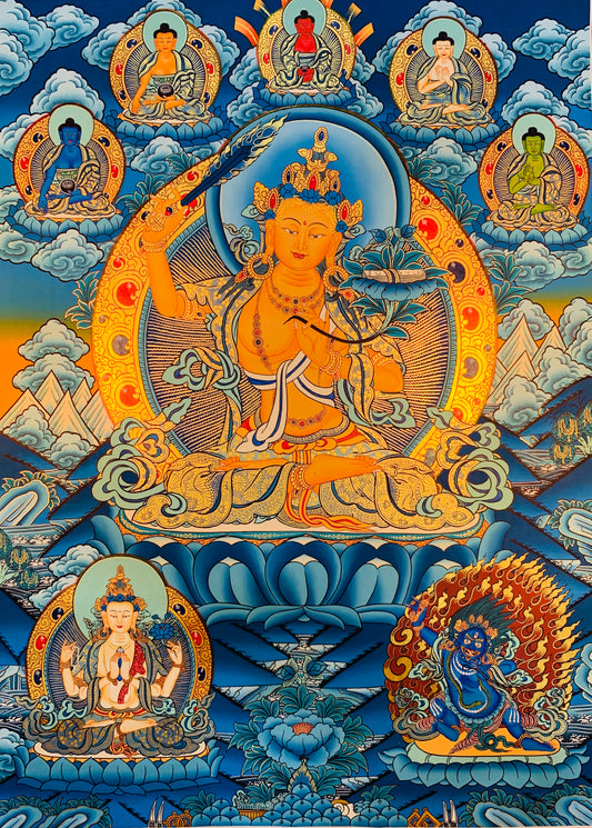Manjushri Tangka 회화 60*45