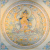 Manjushri Mantra Thangka Painting 50*50