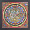 Kalachakra Mandala Thangka Painting 28*28 - The Thangka