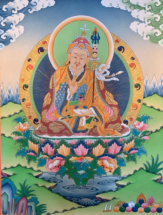Guru Rinpoche Thangka Painting 50*40